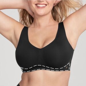 Honeylove‎ V-Neck Bra Liftwear Black 3XL NWT in packaging